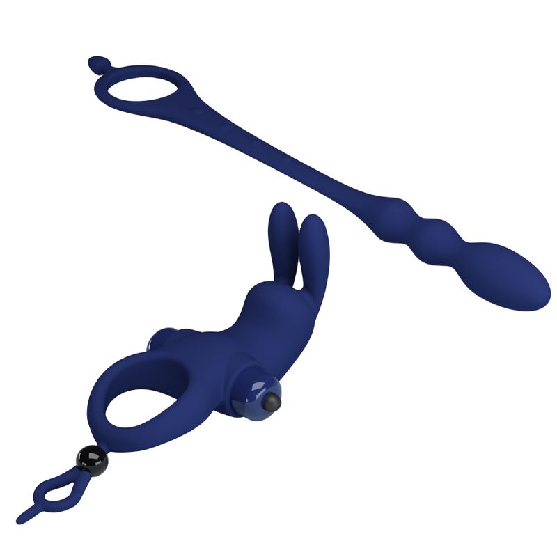 Anneau vibrant plug anal lapin — Pretty Love Male