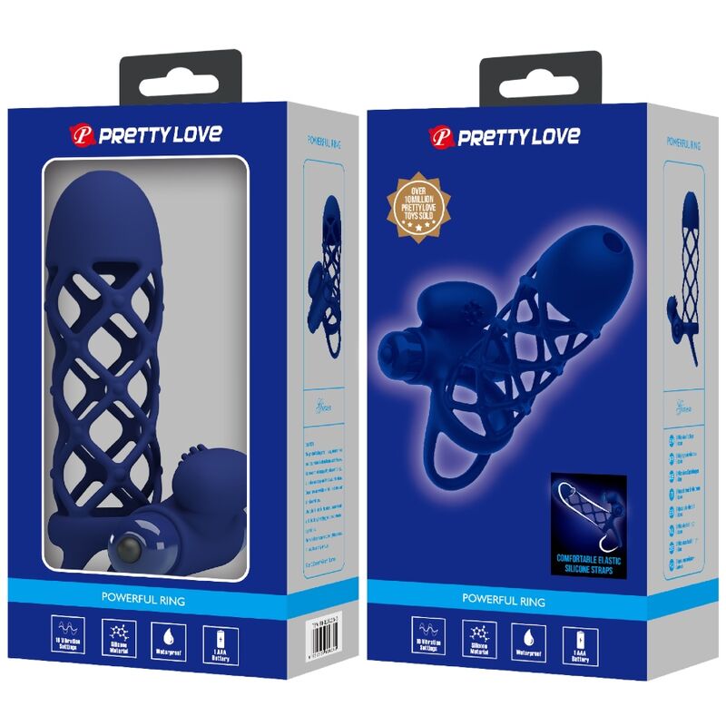 Anello vibrante con stimolatore clitorideo — PRETTY LOVE MALE