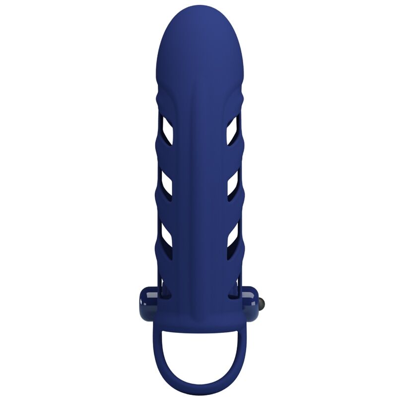 Anel vibratório com bainha de silicone para pénis — PRETTY LOVE MALE
