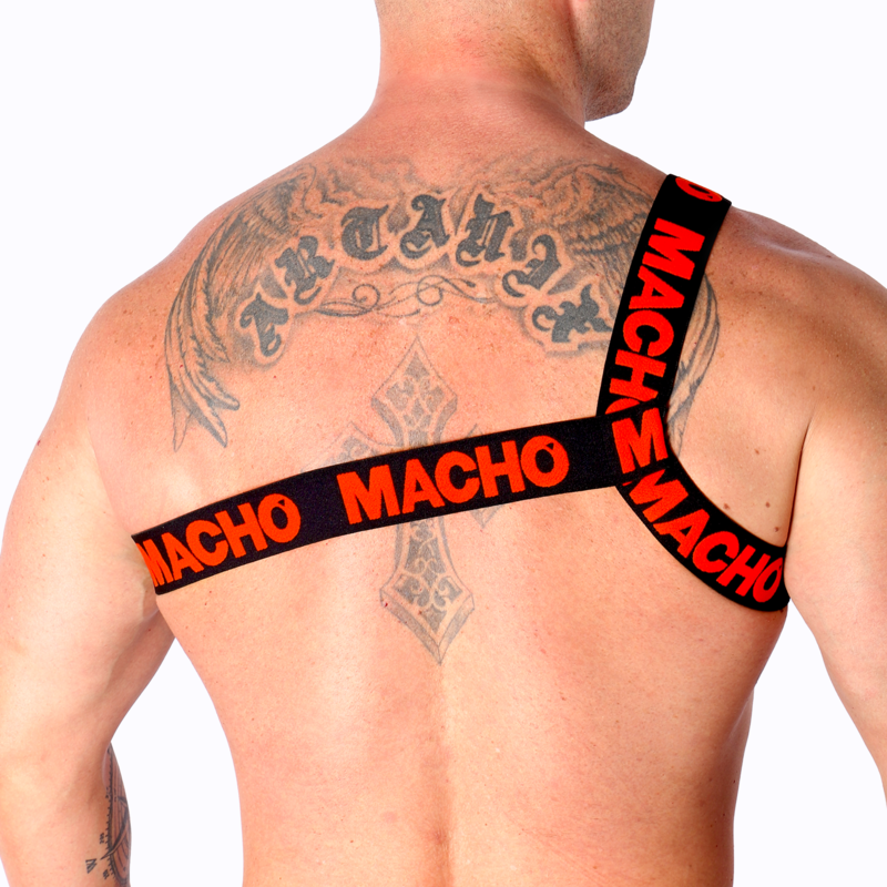 Harnais élastique romain rouge — MACHO UNDERWEAR