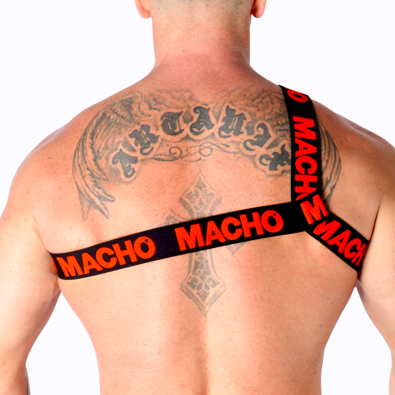 Harnais élastique romain rouge — MACHO UNDERWEAR