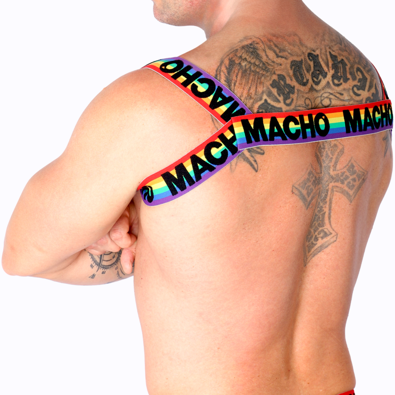 Harnais élastique romain avant et arrière — MACHO UNDERWEAR