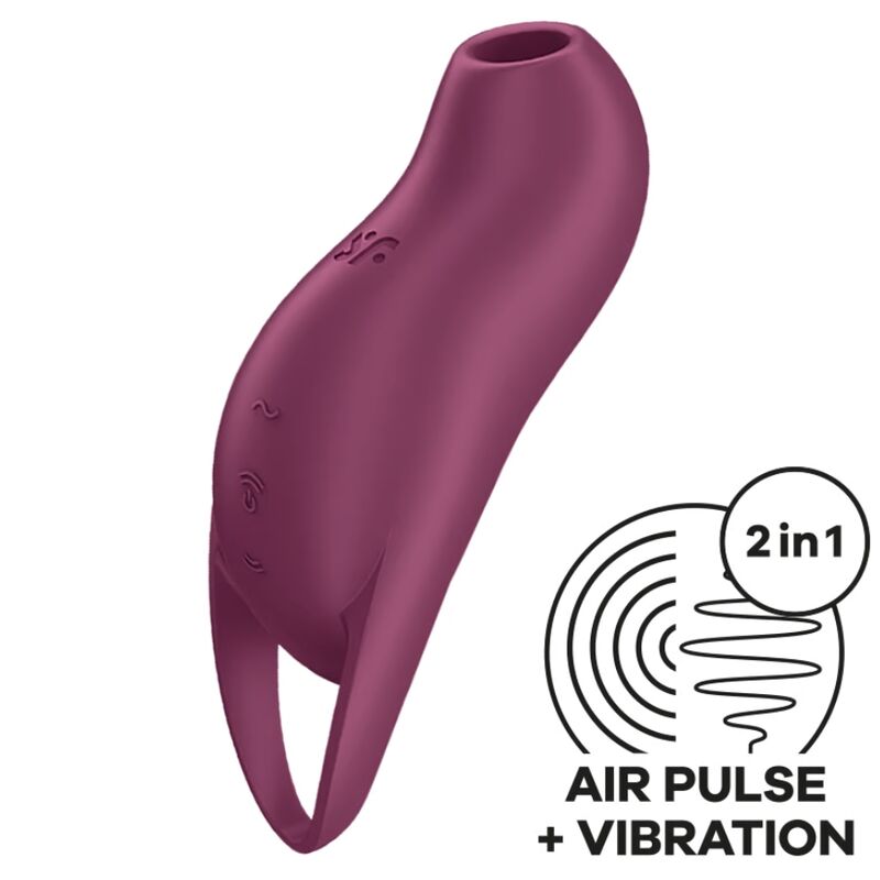 Pocket Pro 1 stimulateur clitoridien à ondes de pression et vibrations — SATISFYER AIR PULSE