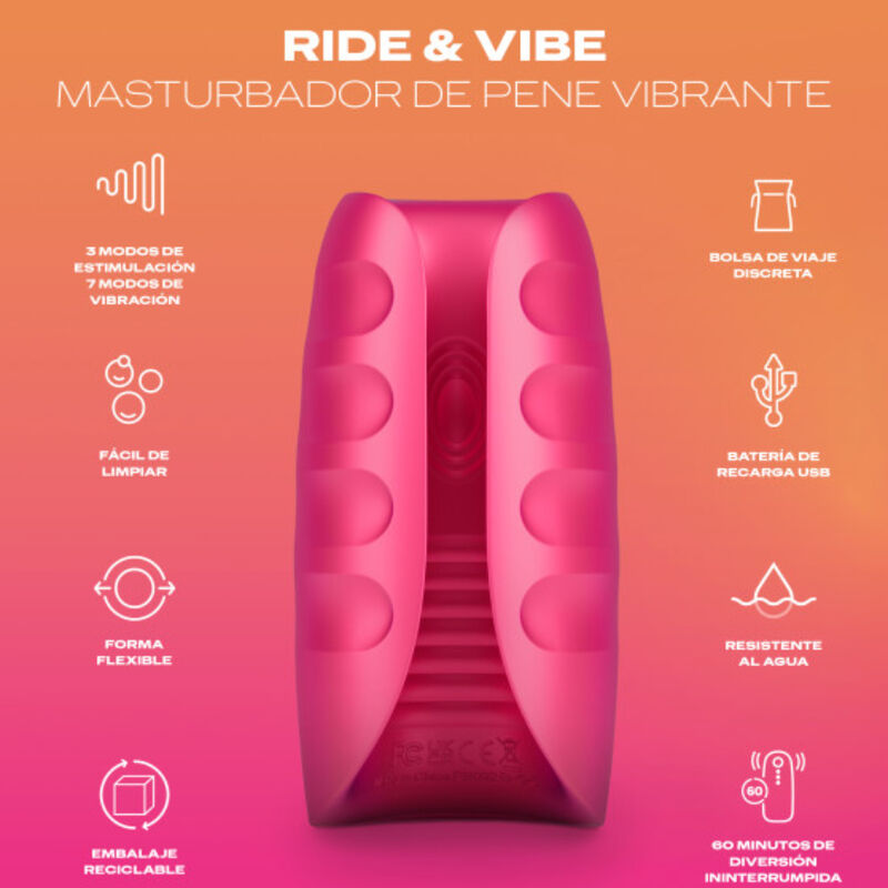 Masturbateur vibrant texturé et nervuré — DUREX TOYS