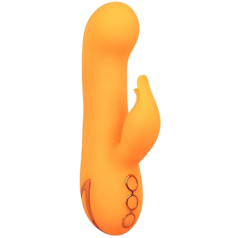 Vibromasseur lapin double stimulation avec gonflage automatique — CALEXOTICS