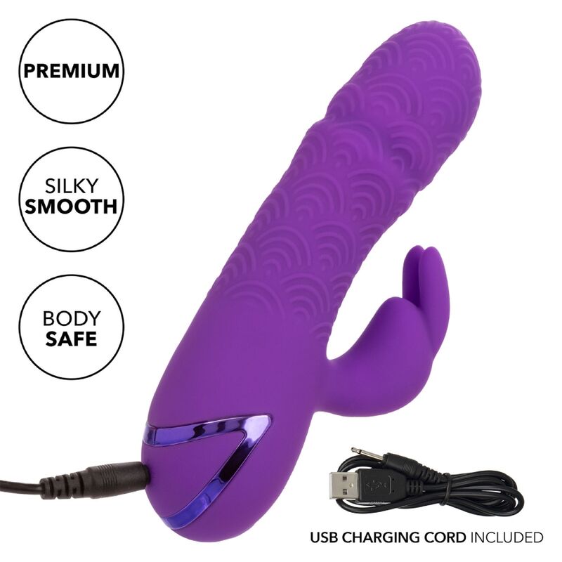 Stimulateur double vibrant et poussant Manhattan Beach Marvel — CALEXOTICS