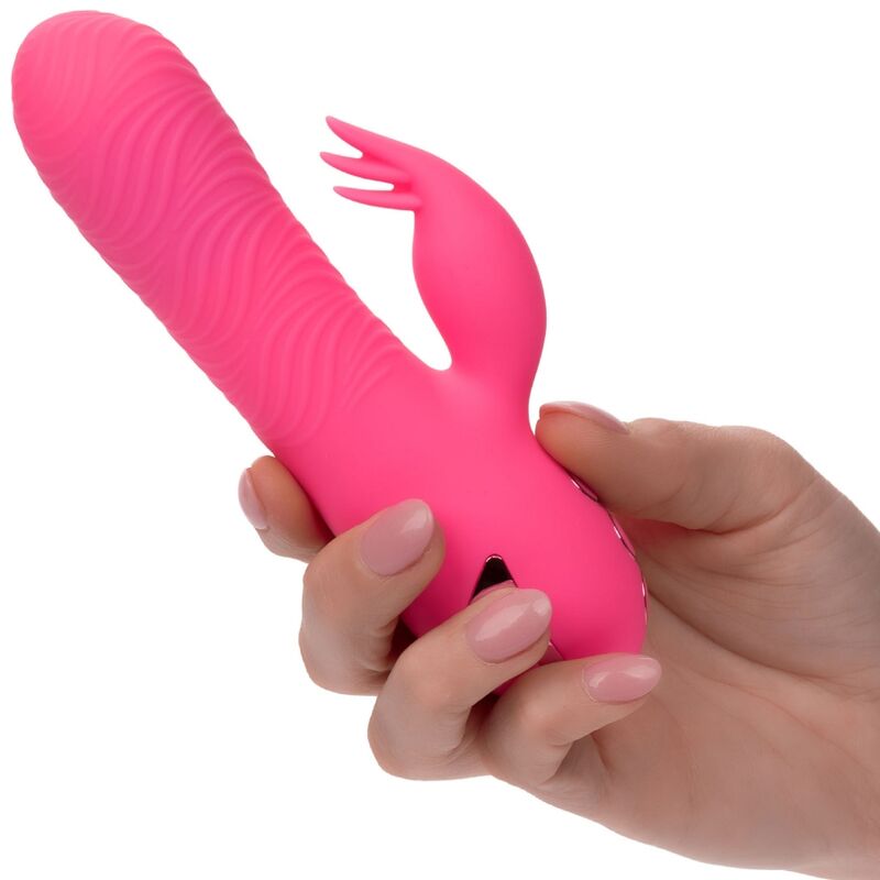 Stimulateur lapin double plaisir rotatif et vibrant — CALEXOTICS