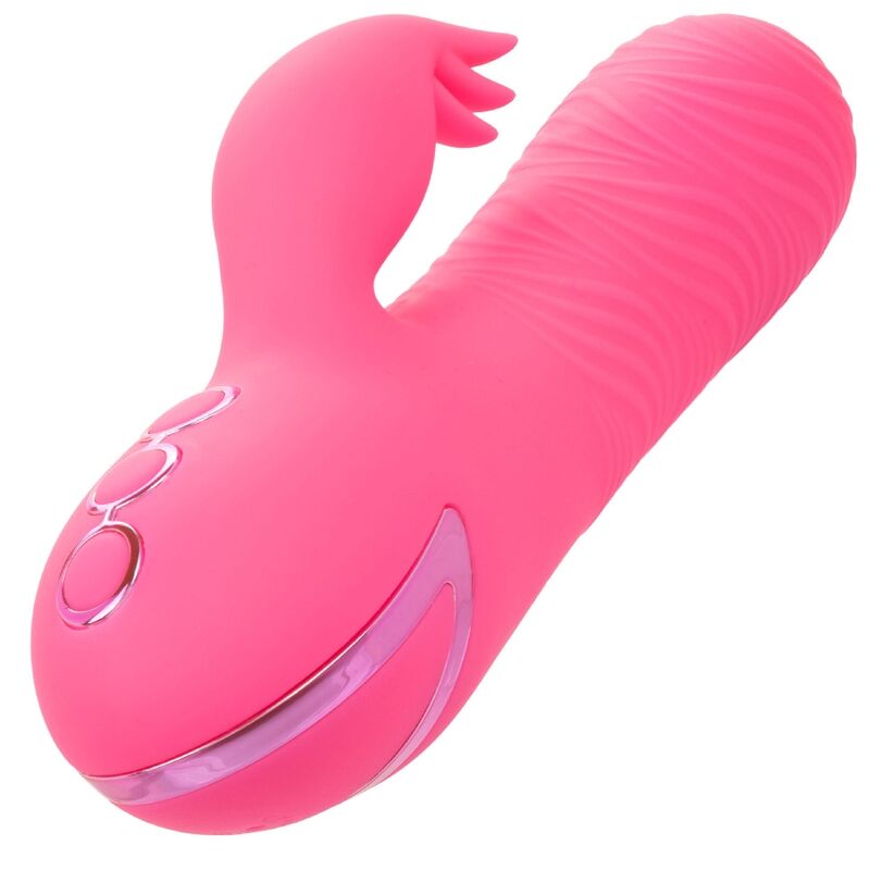 Stimulateur lapin double plaisir rotatif et vibrant — CALEXOTICS