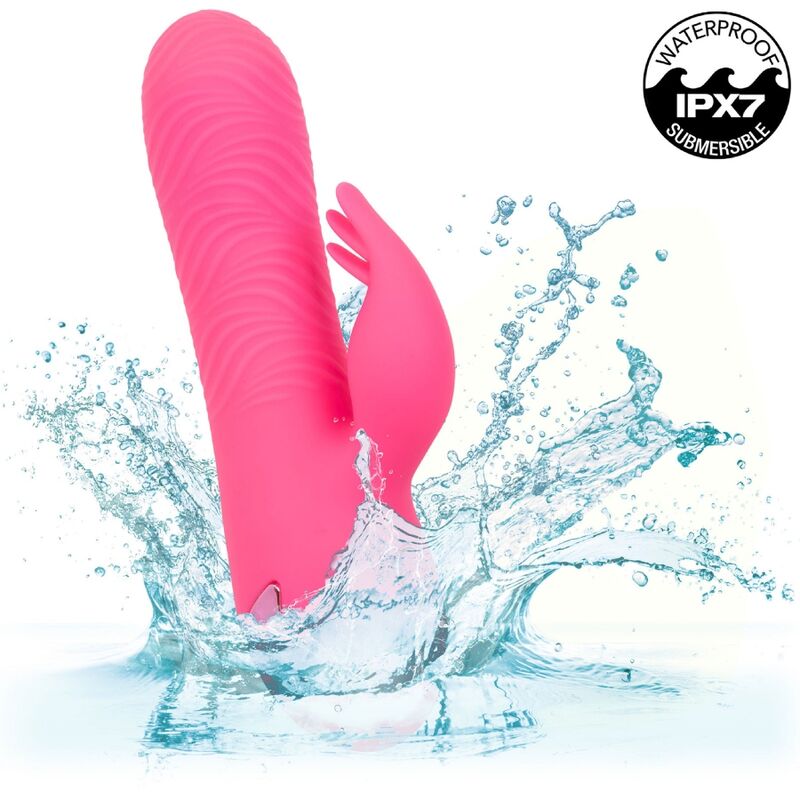 Stimulateur lapin double plaisir rotatif et vibrant — CALEXOTICS