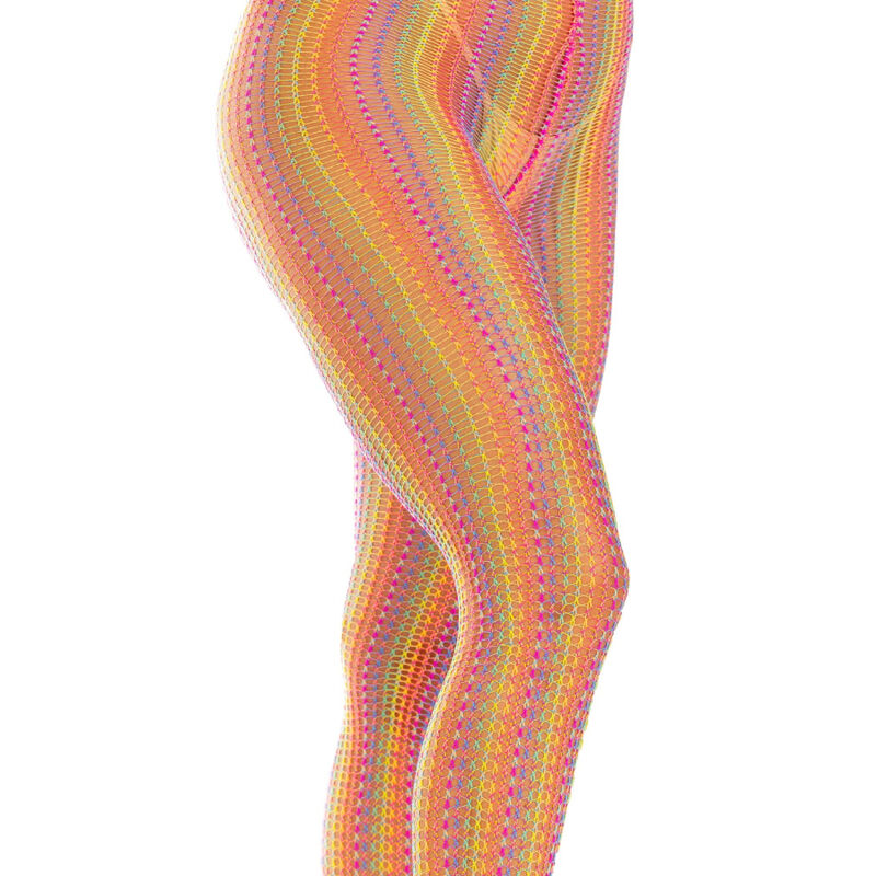 Bas résille au crochet multicolore — LEG AVENUE HOSIERY