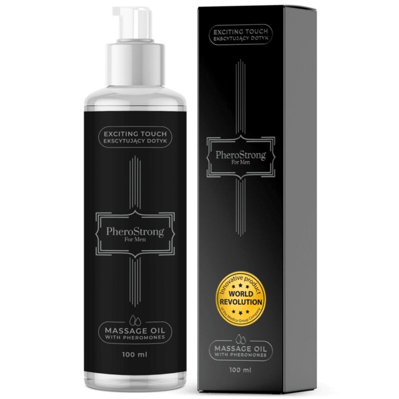 Huile de massage aux phéromones pour homme — PHEROSTRONG