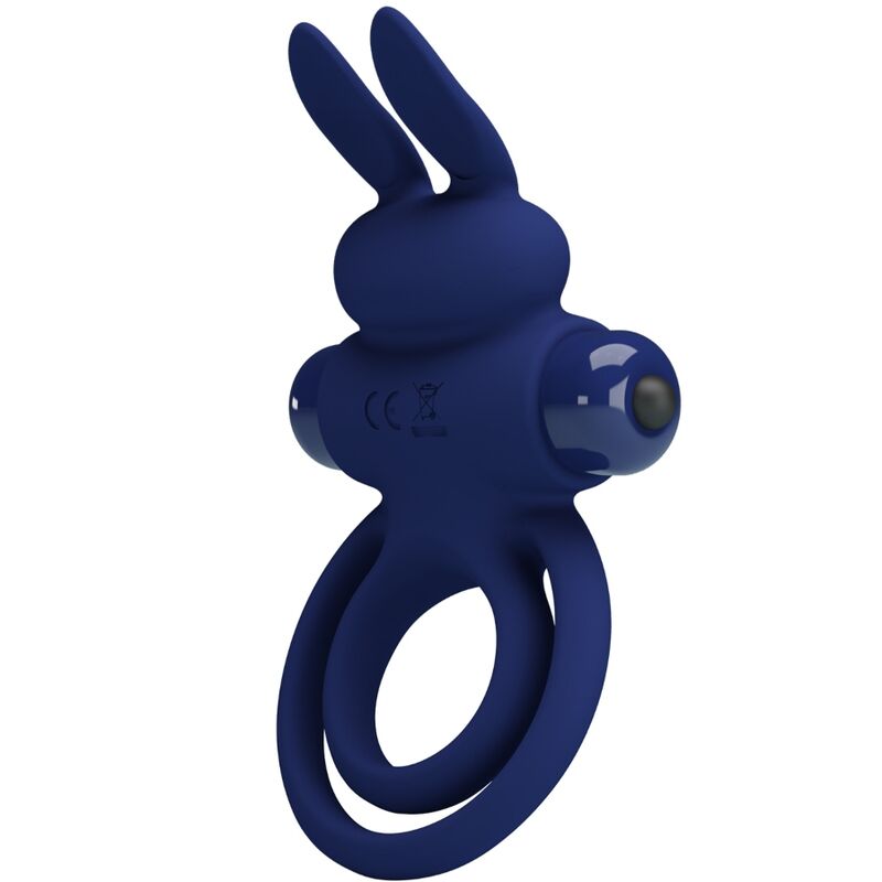 Double anneau vibrant lapin — PRETTY LOVE MALE
