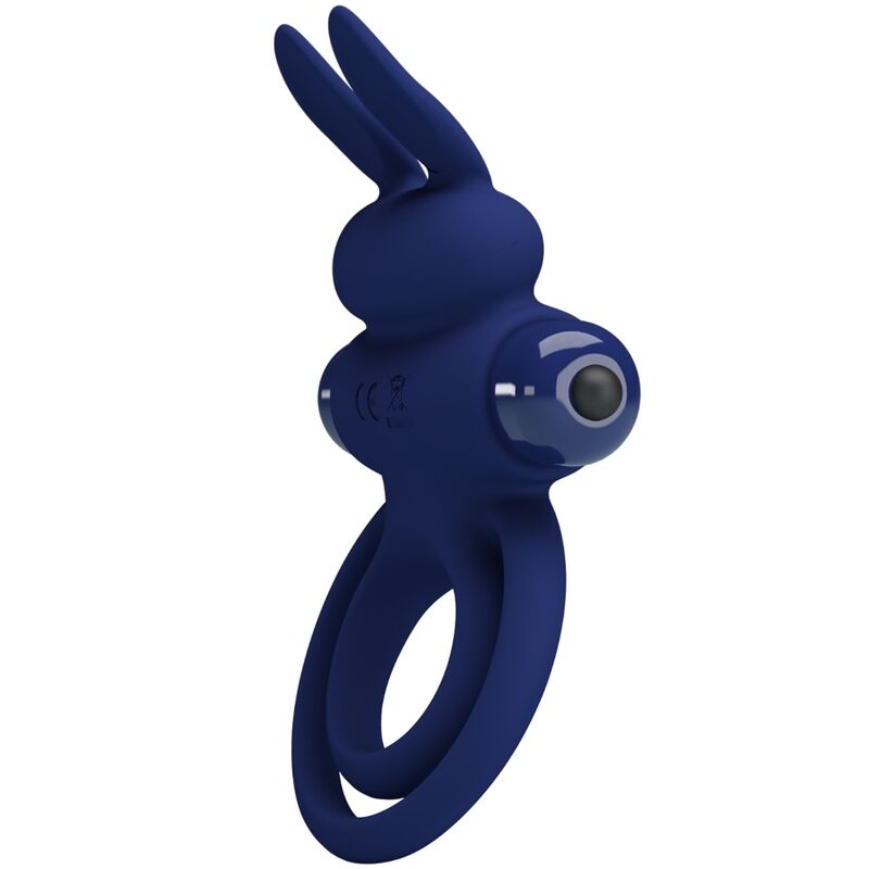 Double anneau vibrant lapin — PRETTY LOVE MALE