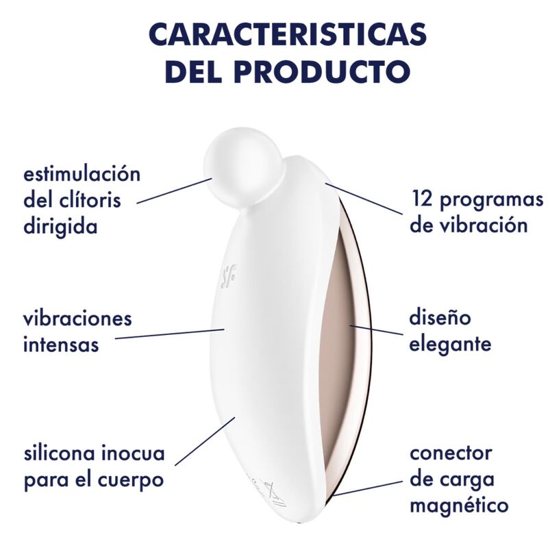 Vibrateur posé stimulation clitoridienne ciblée — SATISFYER