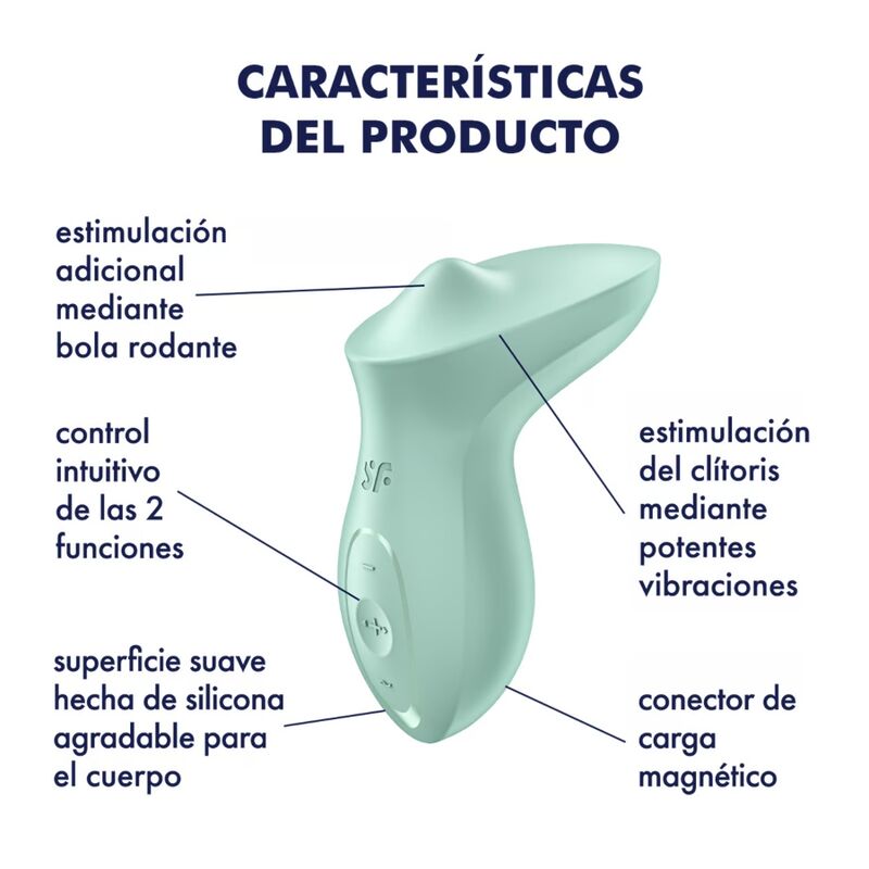Vibromasseur clitoridien à bille roulante — SATISFYER VIBRATOR