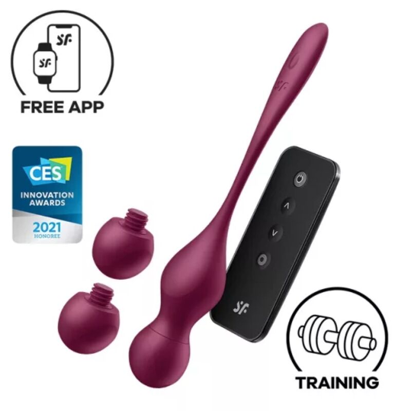 Boules de geisha vibrantes connectées Love Birds Vary — Satisfyer Vibrator
