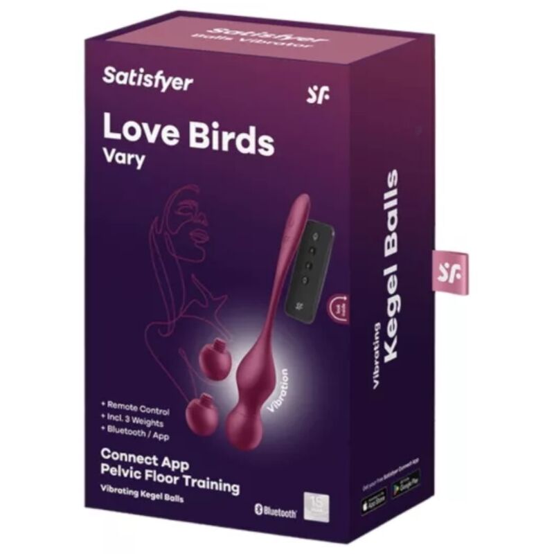 Boules de geisha vibrantes connectées Love Birds Vary — Satisfyer Vibrator