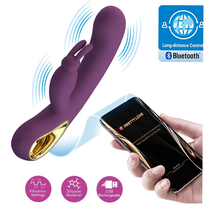 Vibrateur lapin interactif et stimulateur de point G — PRETTY LOVE FLIRTATION