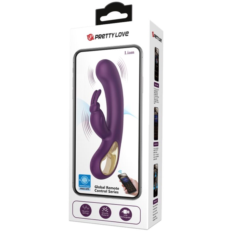 Vibrateur lapin interactif et stimulateur de point G — PRETTY LOVE FLIRTATION