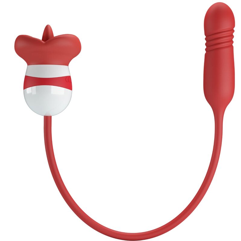 Stimulateur buccal vibrant à lèvres rouges — PRETTY LOVE FLIRTATION