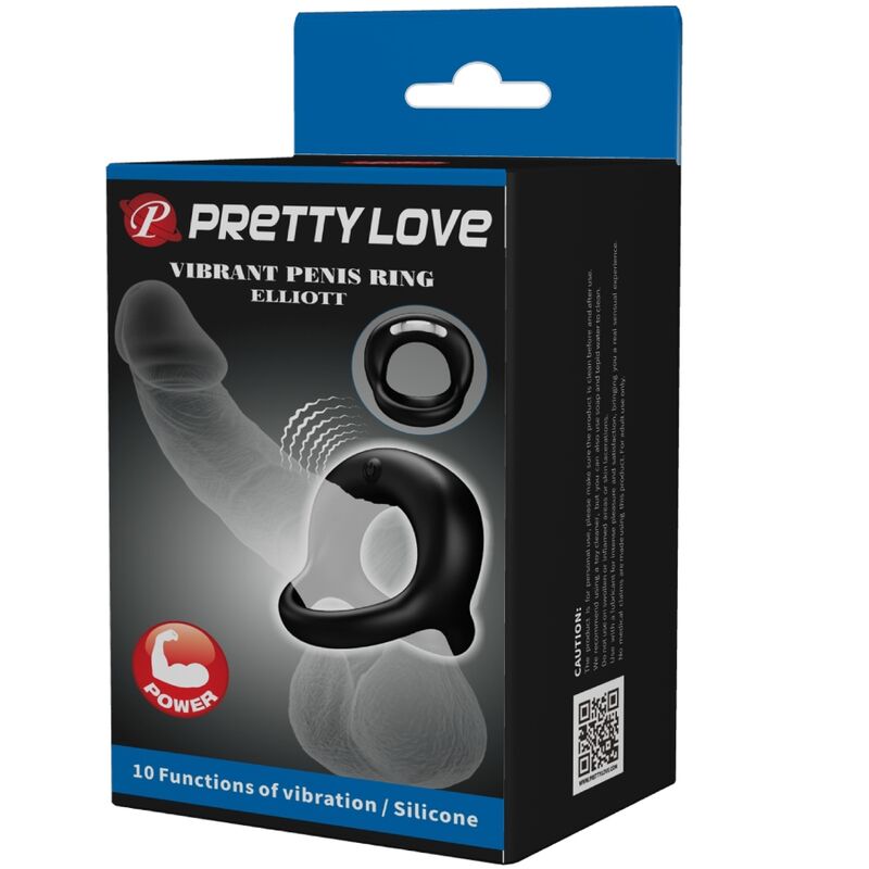 Anneau vibrant réglable en silicone — PRETTY LOVE