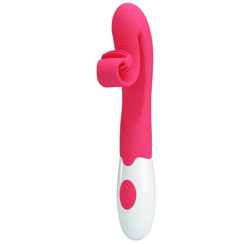 Vibrateur et stimulateur 30 vitesses rose — ROMANCE