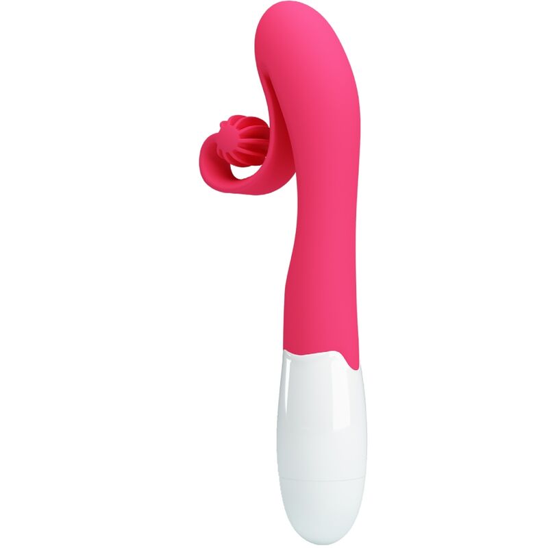 Vibrateur et stimulateur 30 vitesses rose — ROMANCE