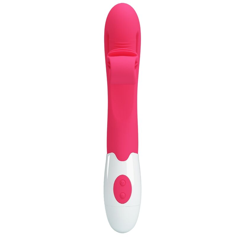Vibrateur et stimulateur 30 vitesses rose — ROMANCE