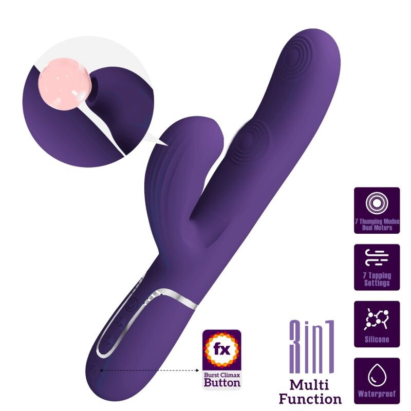 Perlita vibromasseur g-spot 3 en 1 — Pretty Love Flirtation