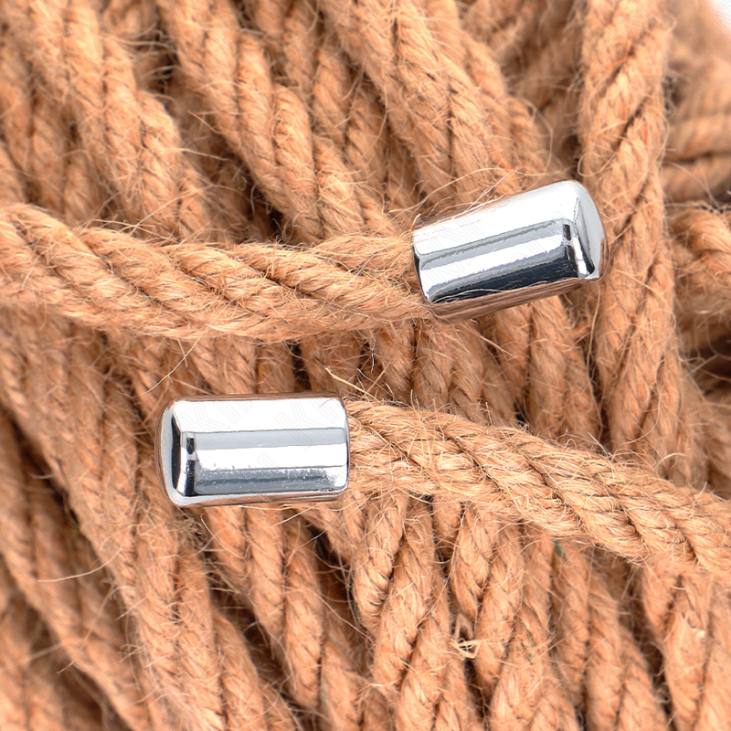 Corde de chanvre avec tête métallique 10 mètres — KINK ROPE ARTS