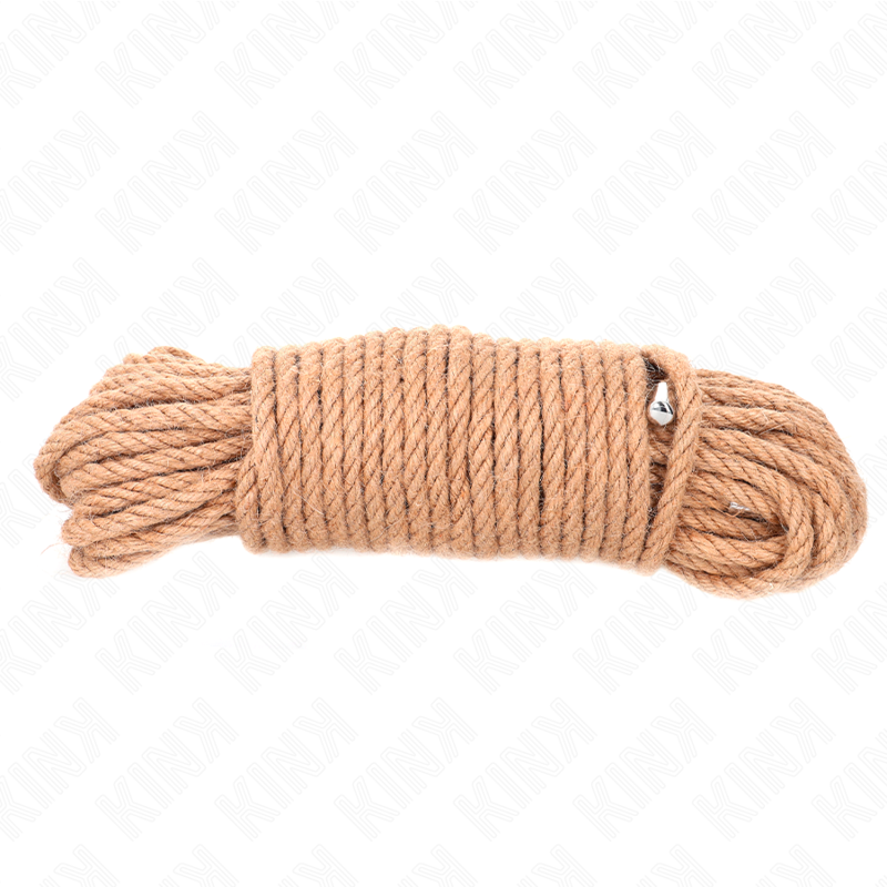 Corde de chanvre avec tête métallique 20 mètres — KINK ROPE ARTS