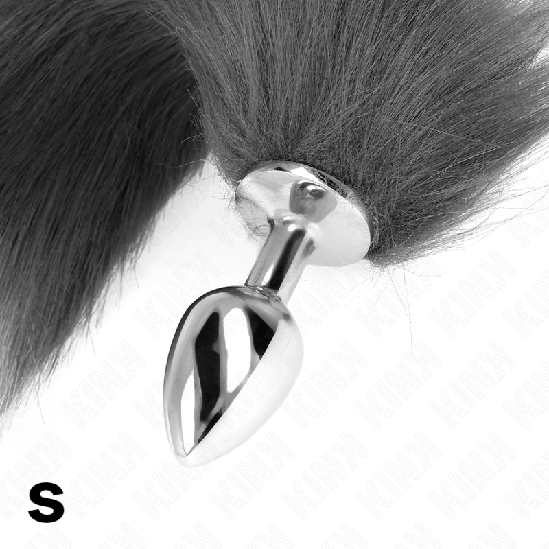 Plug anal avec queue synthétique taille S — KINK PLEASURE PLUGS