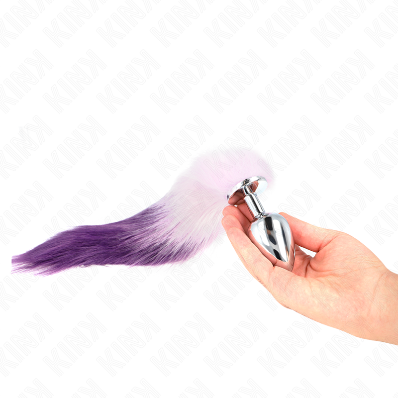 Plug anal à queue synthétique taille L — KINK PLEASURE PLUGS