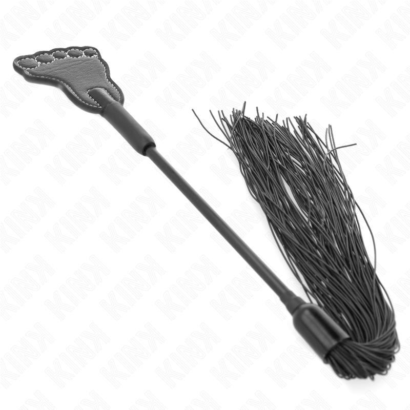 Pagaie en forme de pied avec fouet à gland 31 cm — KINK IMPACT & TOUCH