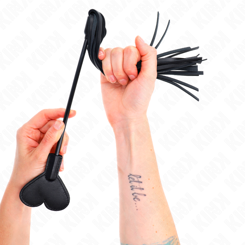 Fouet avec coeur paddel 35 cm — KINK IMPACT & TOUCH