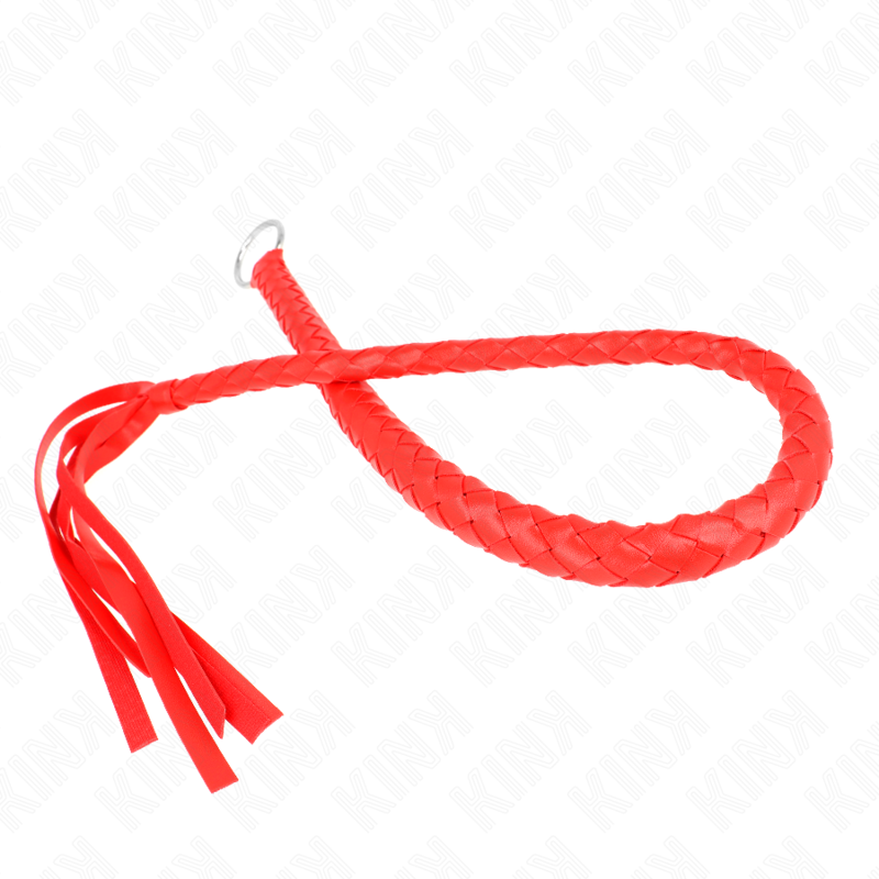 Fouet serpent avec anneau rouge 65 cm — KINK IMPACT & TOUCH