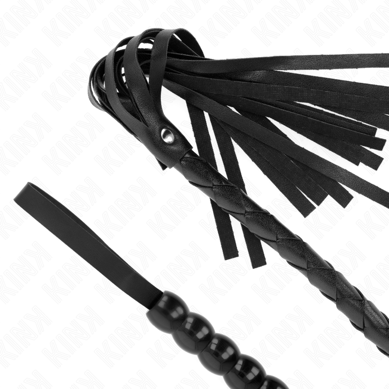 Fouet serpent en perles 80 cm — KINK IMPACT & TOUCH