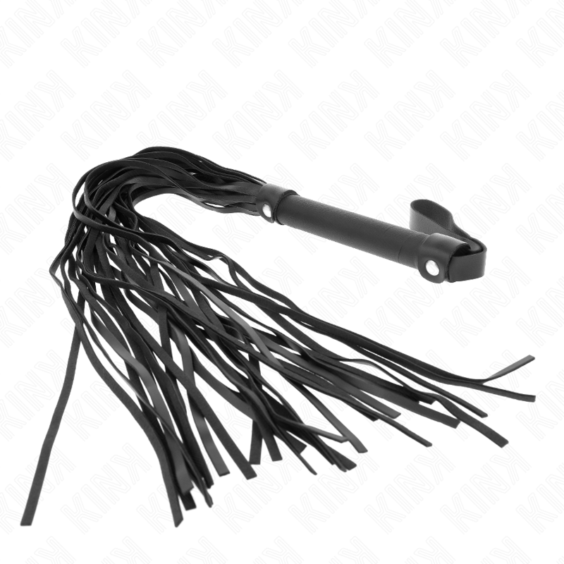 Fouet doux en imitation peau de mouton 60 cm — KINK IMPACT & TOUCH