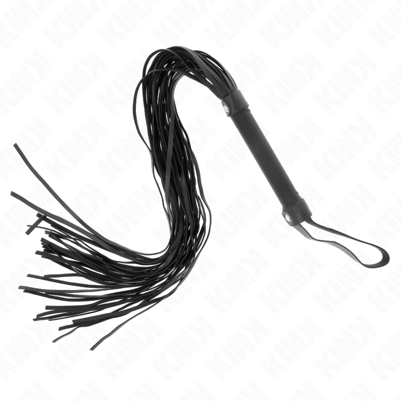 Fouet doux en imitation peau de mouton 60 cm — KINK IMPACT & TOUCH
