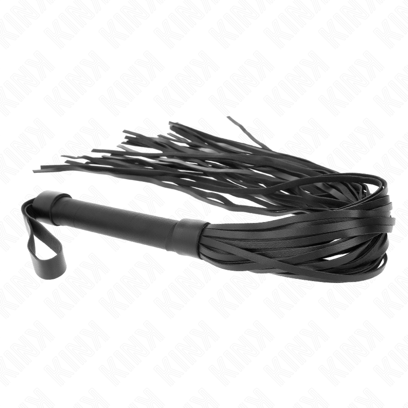 Fouet doux en imitation peau de mouton 60 cm — KINK IMPACT & TOUCH