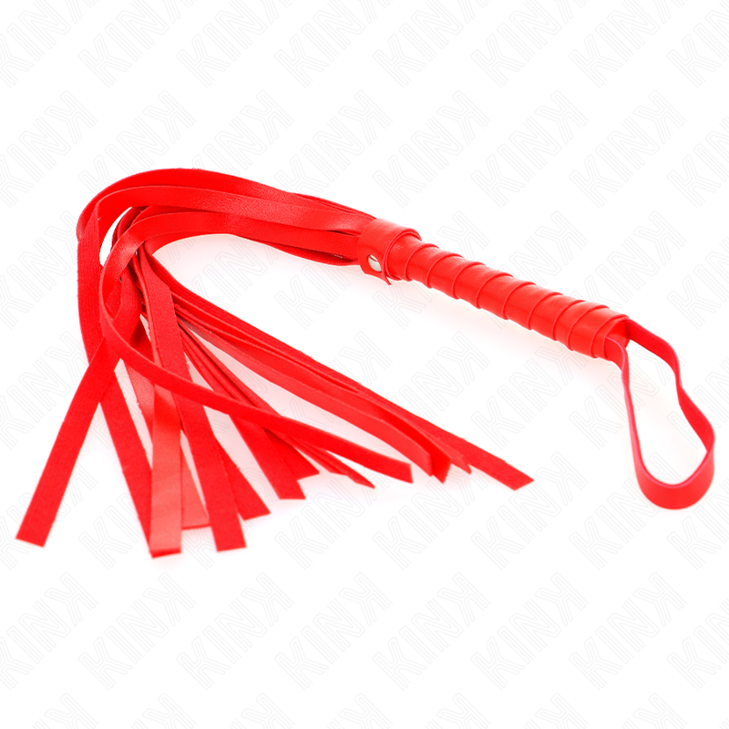 Fouet simple rouge 45 cm — KINK IMPACT & TOUCH