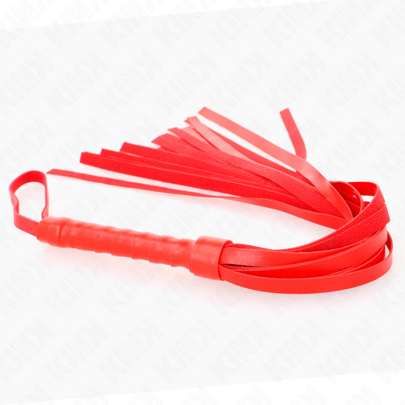 Fouet simple rouge 45 cm — KINK IMPACT & TOUCH