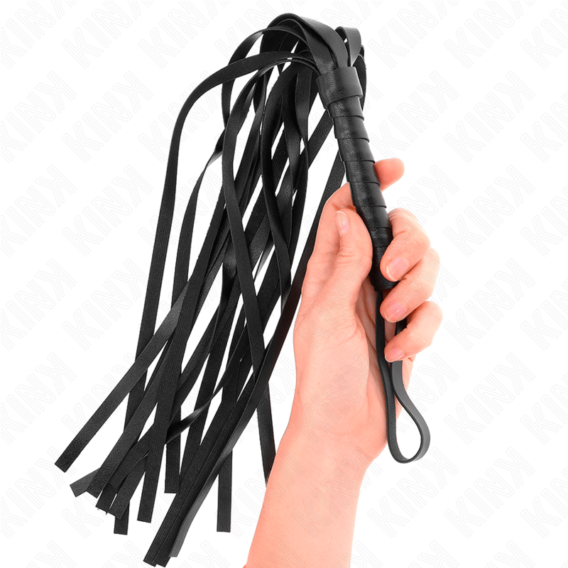 Fouet simple noir 45 cm — KINK IMPACT & TOUCH