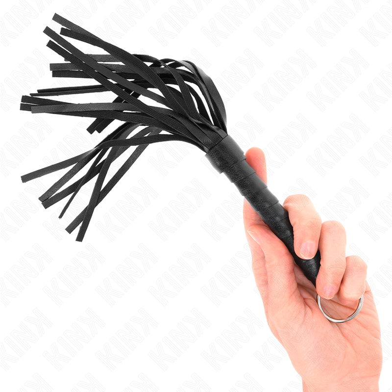 Mini fouet simple noir 28 cm — KINK IMPACT & TOUCH