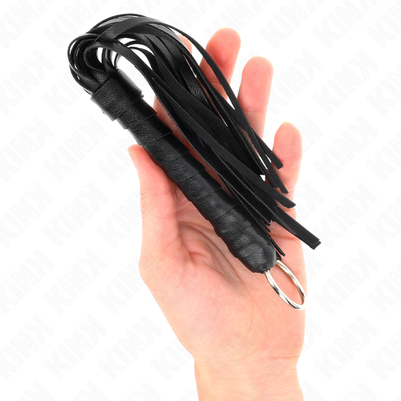 Mini fouet simple noir 28 cm — KINK IMPACT & TOUCH