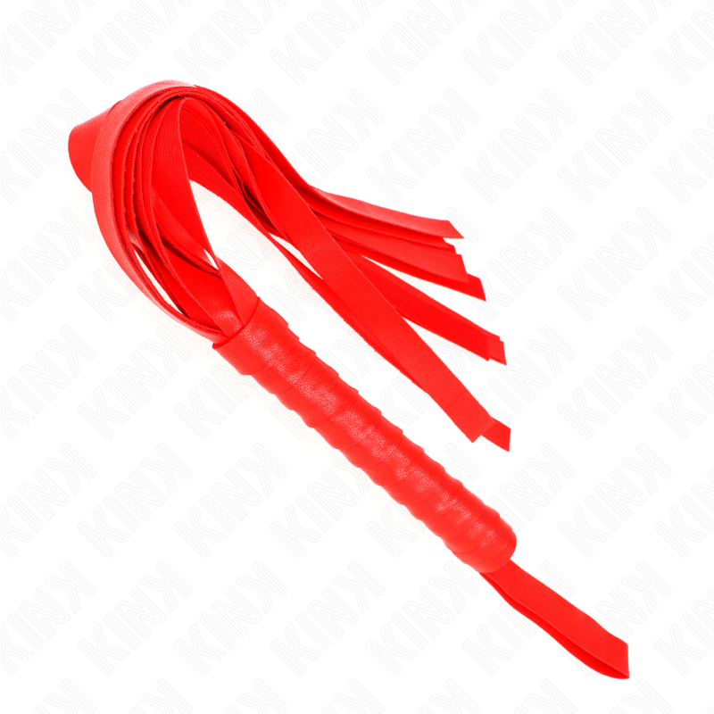 Fouet à queue large rouge 48,5 cm — KINK IMPACT & TOUCH