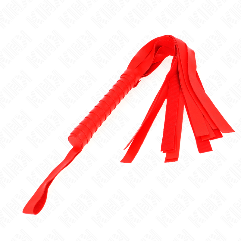 Fouet à queue large rouge 48,5 cm — KINK IMPACT & TOUCH