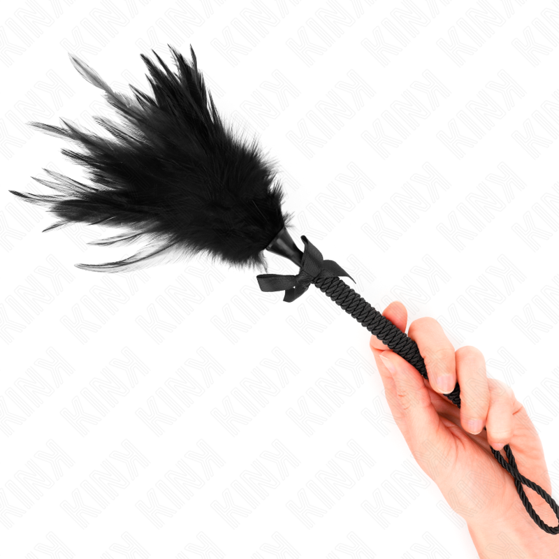 Plumeau de chatouilles ludique 35 cm — KINK IMPACT & TOUCH
