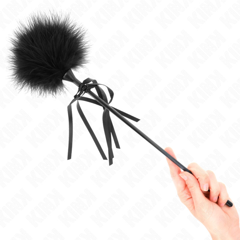 Plumeau chatouilleur avec nœud 35 cm — KINK IMPACT & TOUCH