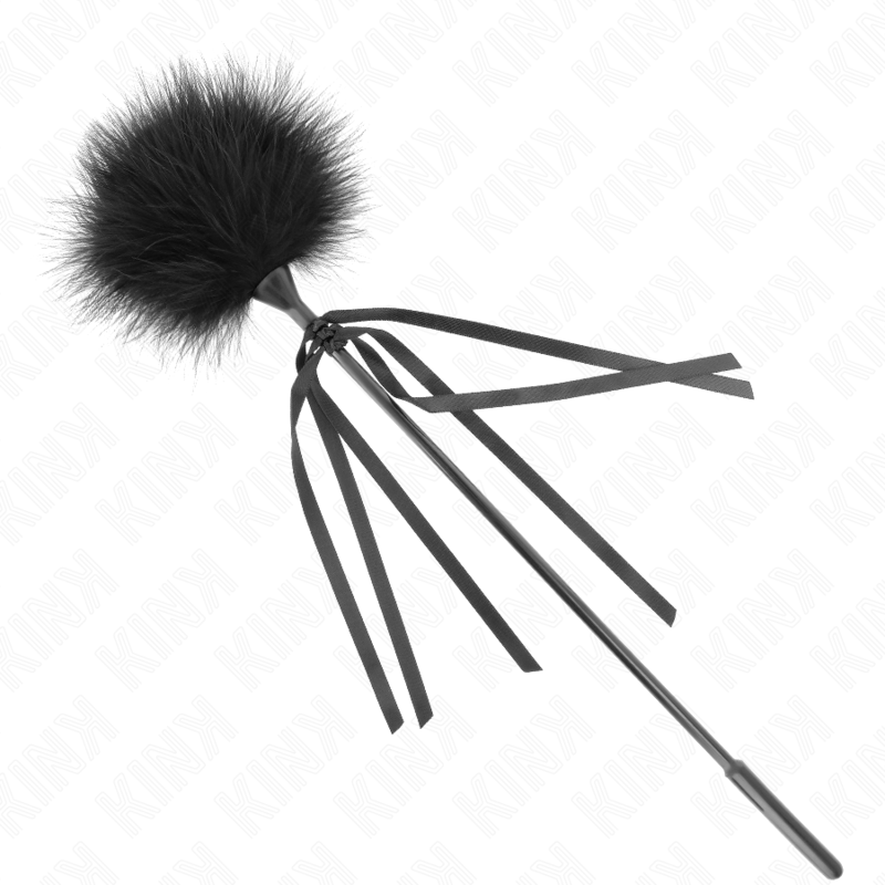 Plumeau chatouilleur avec nœud 35 cm — KINK IMPACT & TOUCH